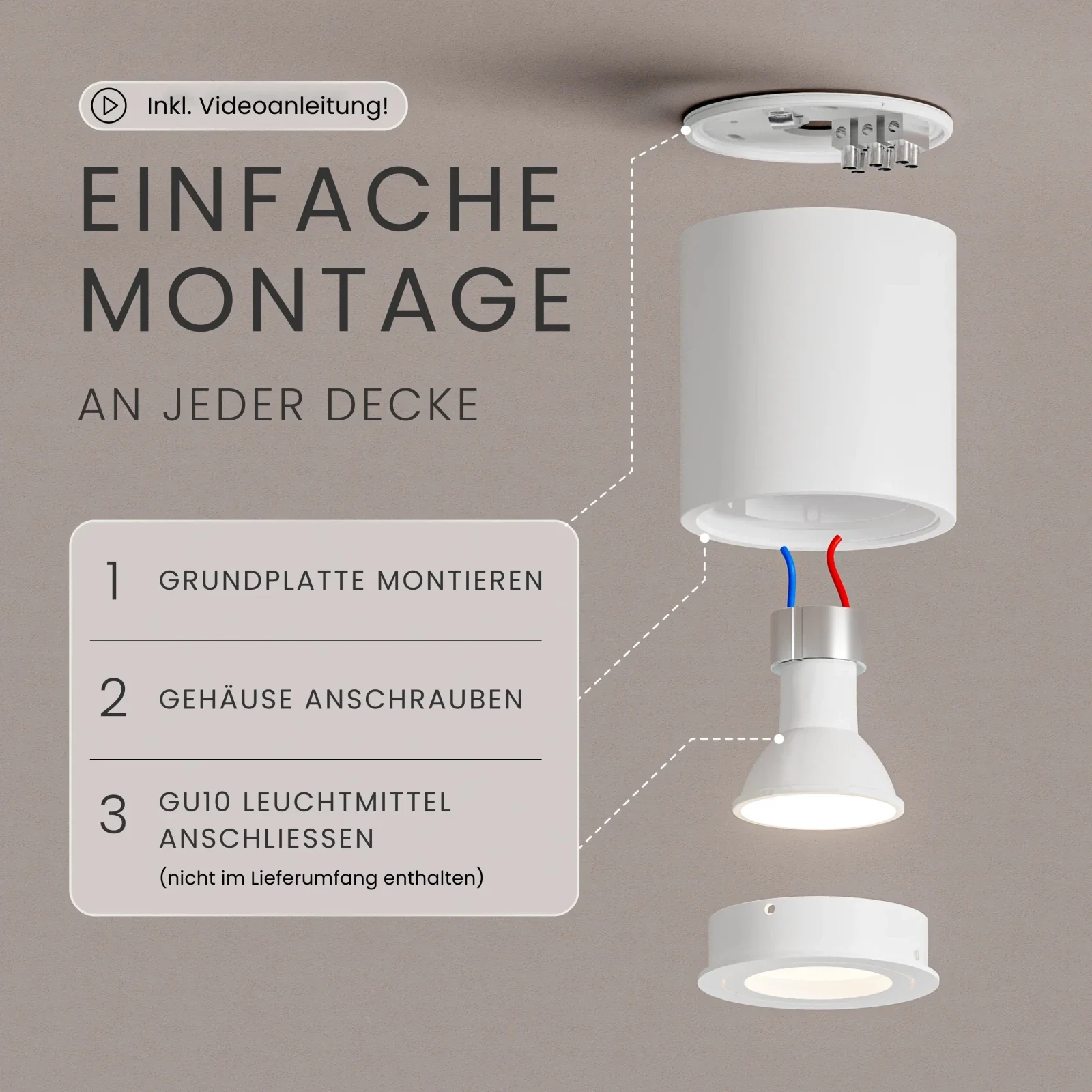 Aufbauspot VIA, GU10 - Image 12