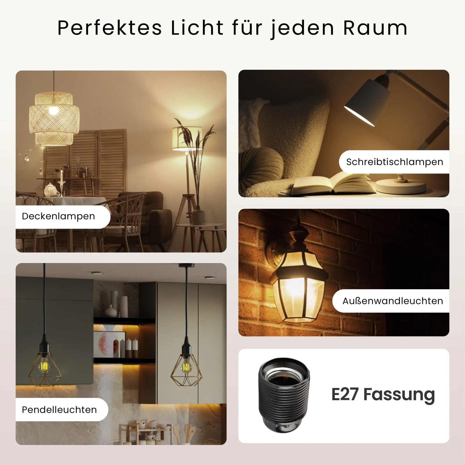 E27 LED Filament Glühbirne 4,2W - Image 3