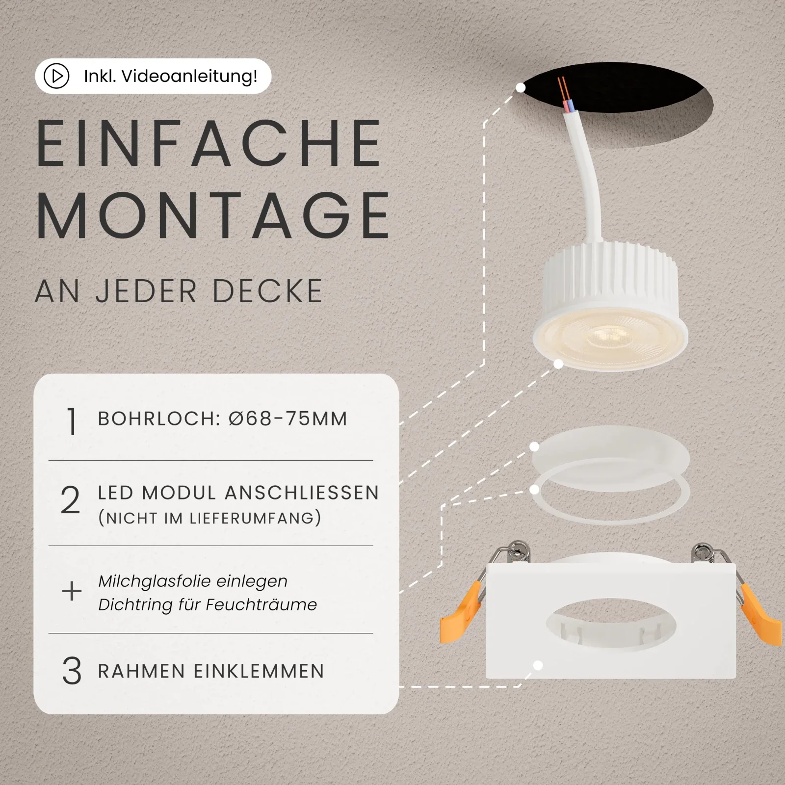 Einbaustrahler TEA, ohne Leuchtmittel - Image 11