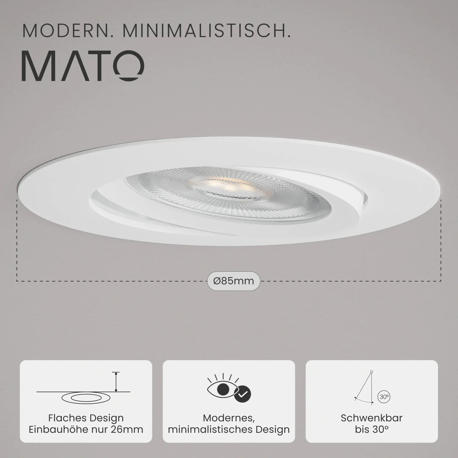 Einbaustrahler NUO, ohne Leuchtmittel - Image 12