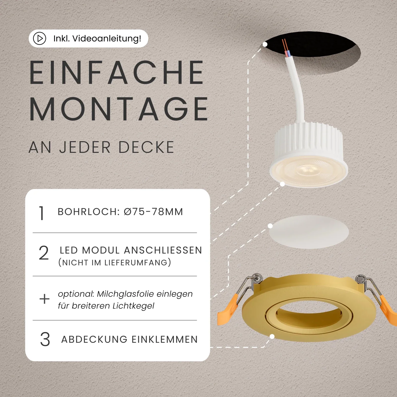 Einbaustrahler NUO, ohne Leuchtmittel - Image 15