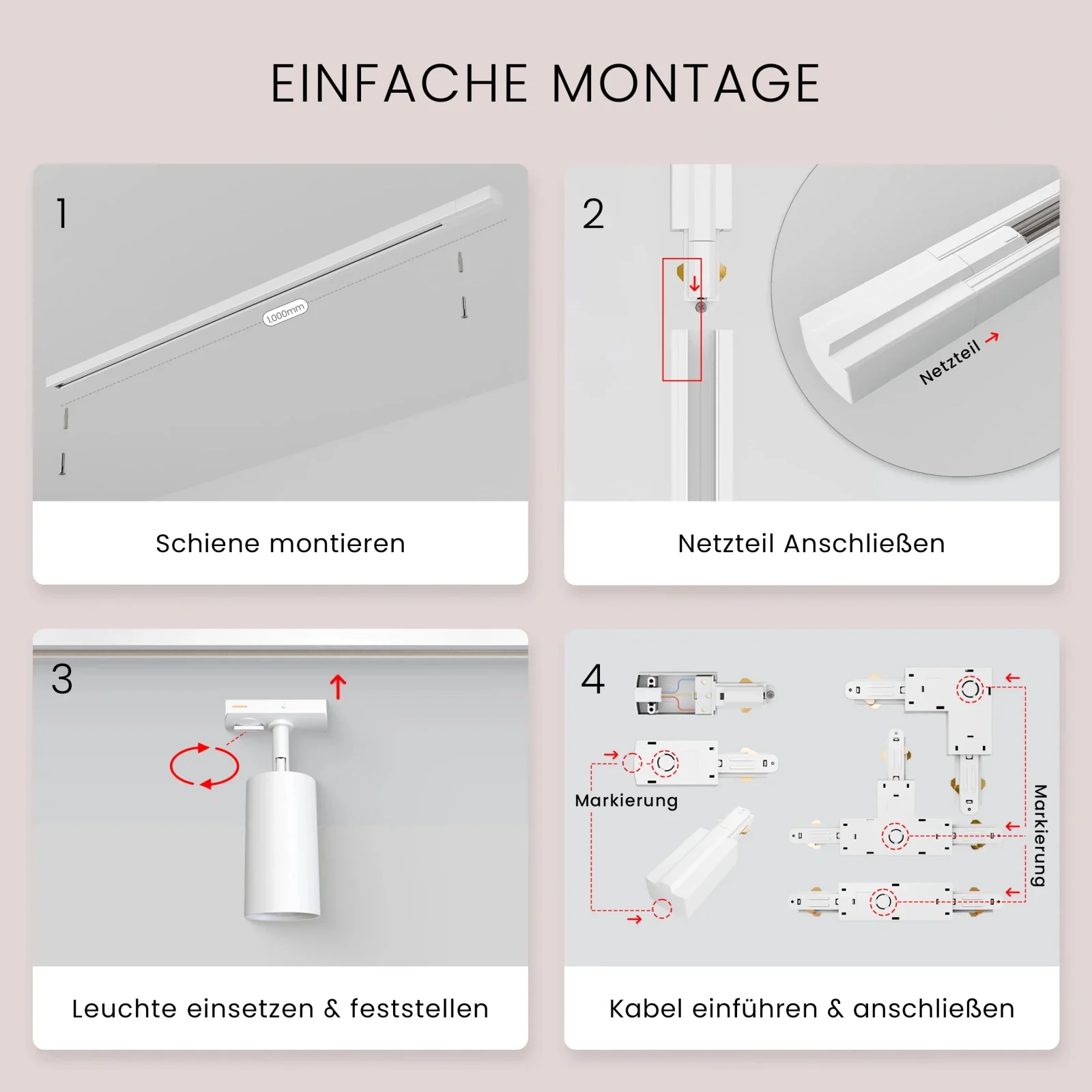 Schienensystem T-Verbinder/Einspeisung - Image 20