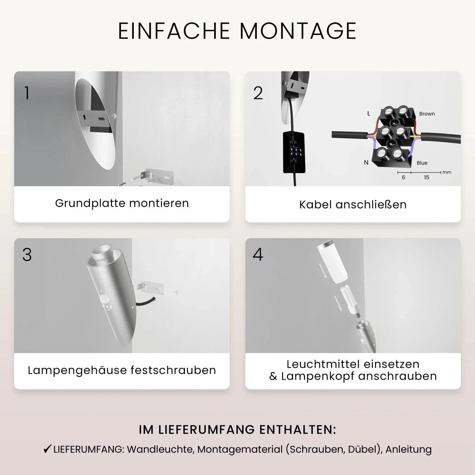 Wandleuchte WAVO mit Sensor - Image 13