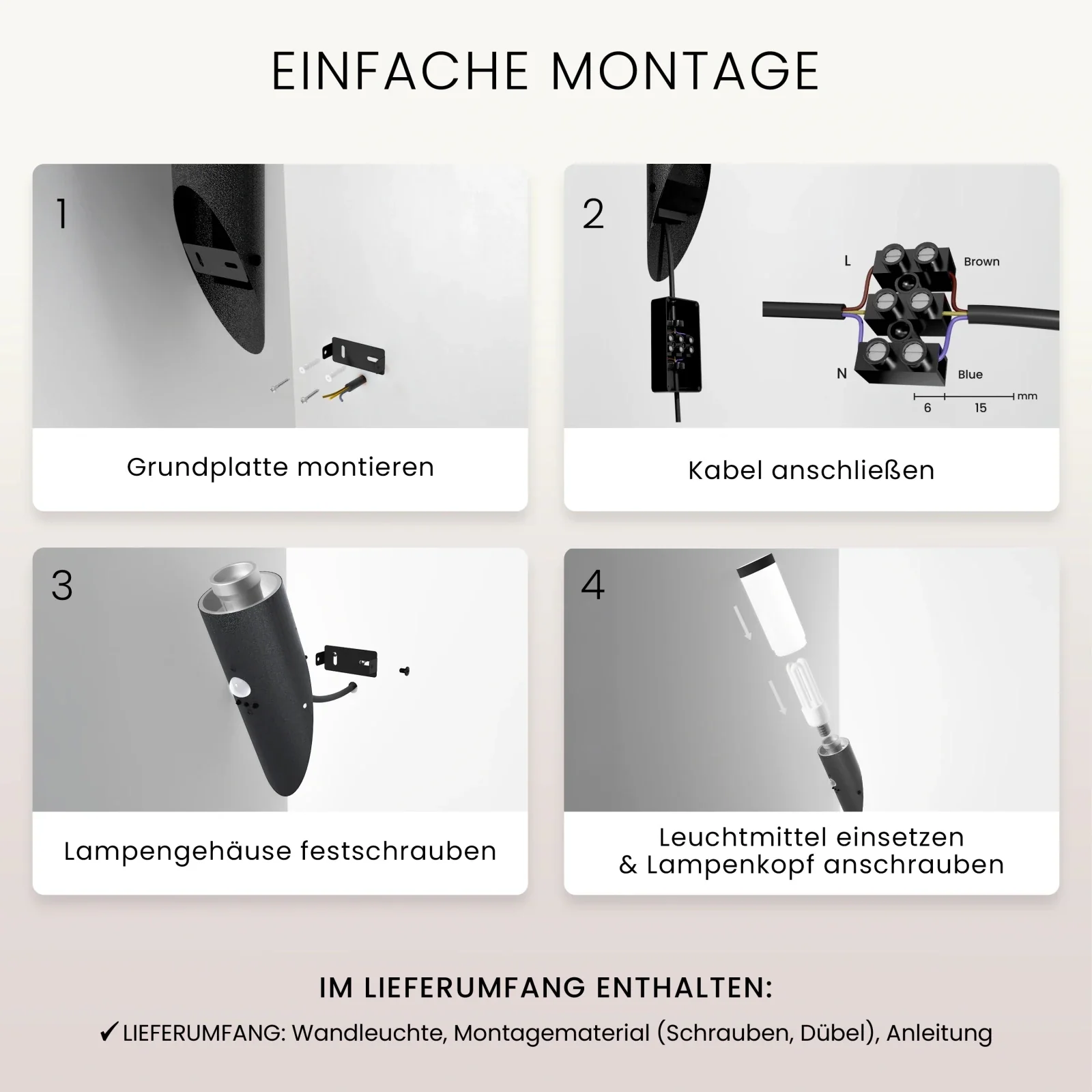 Wandleuchte WAVO mit Sensor - Image 6