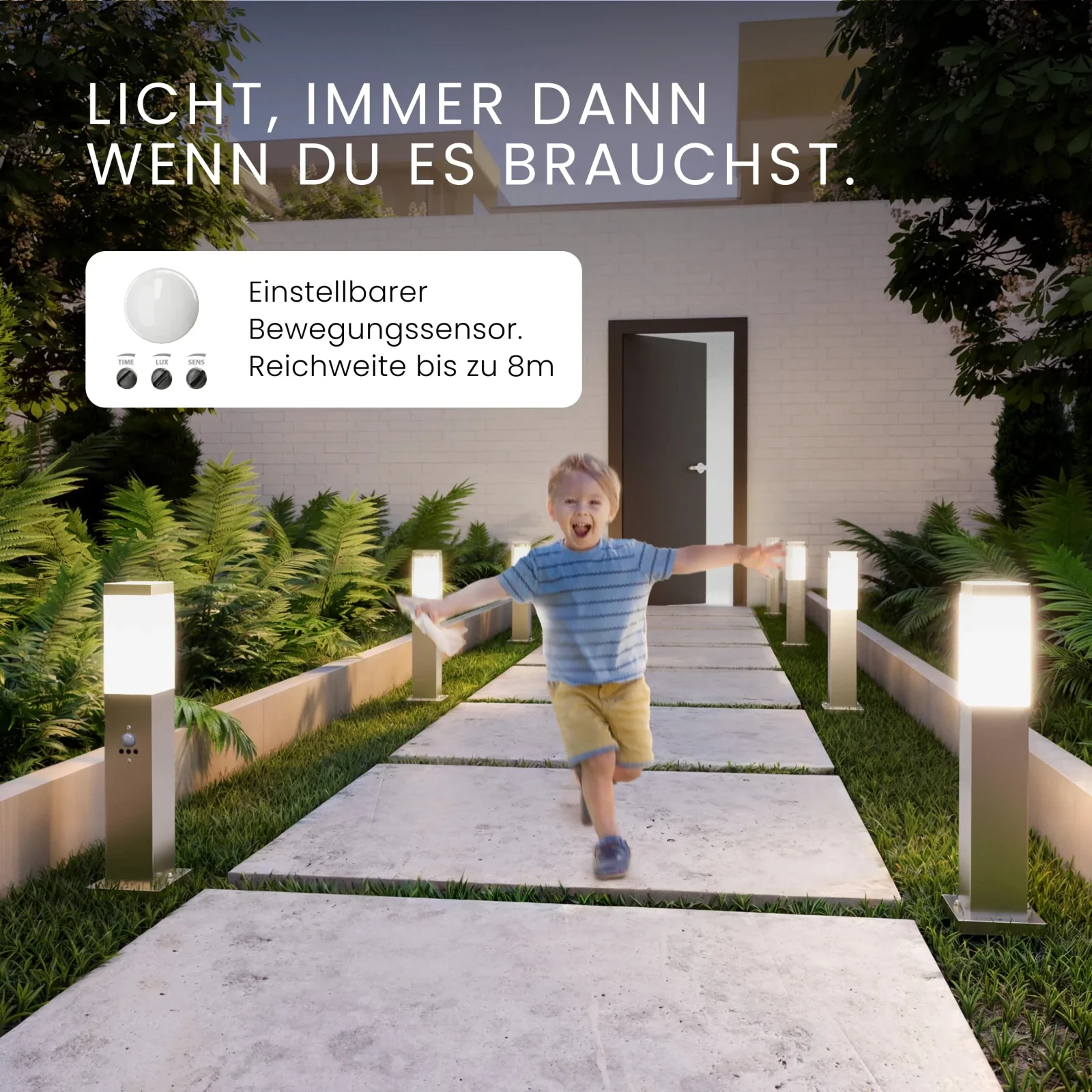 Wegeleuchte TAVO mit Sensor - Image 10