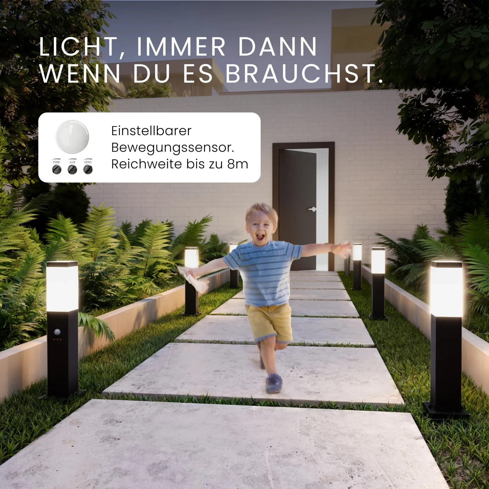 Wegeleuchte TAVO mit Sensor - Image 4