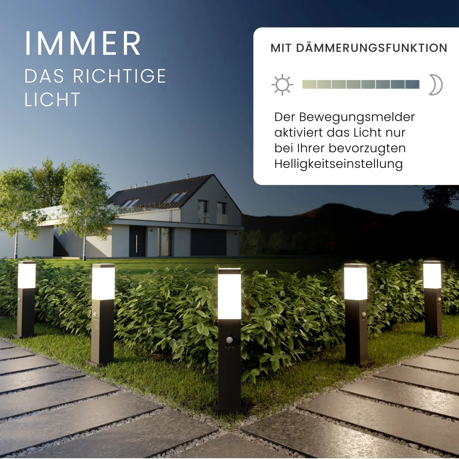 Wegeleuchte TAVO mit Sensor - Image 7